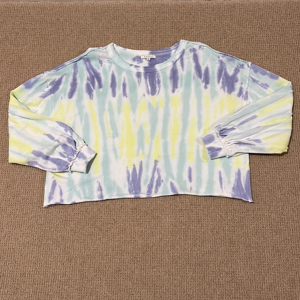Z Supply tie dye sweatshirt- size medium